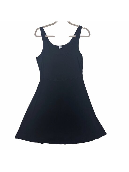 Old Navy Dresses & Skirts - ✨3/$30 Old Navy M Black SleevelessFit & Flare Tank Scoop Neck Mini Dress